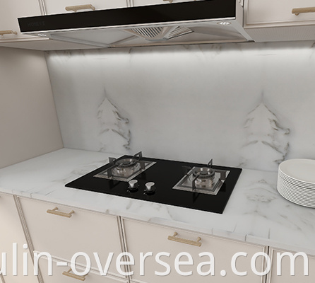 Luxury European design lacquer kitchen cabinets with island